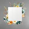 4 Pcs Plants Flower Switch Stickers Leaves Floral Light Switch Decal Removable Socket