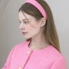 CATTLINE Pink Tweed Hairband