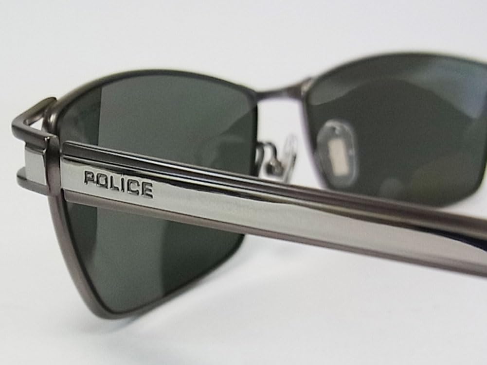Police SPLQ02J 627P 59 Sunglasses POLICE JET Polarized Lenses Titanium Men's Women's