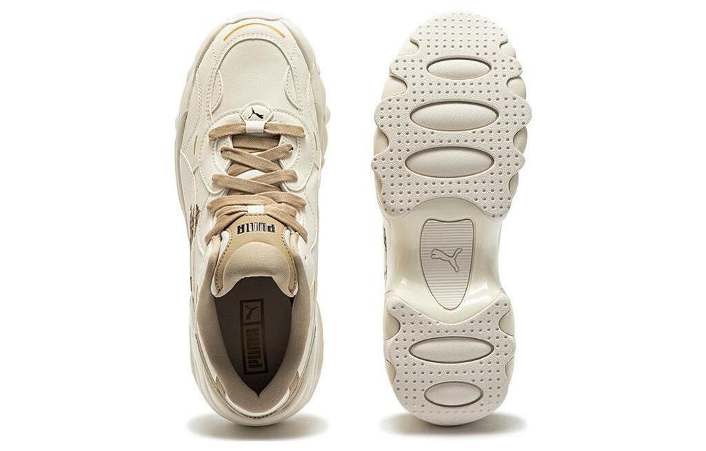 Women's Sneakers Puma Pulsar Wedge Low White Brown Women's