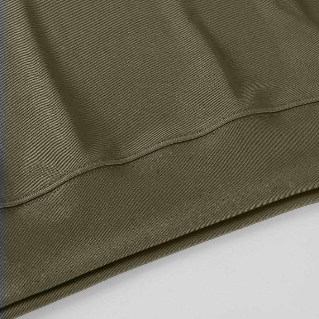 Men's Casual Style Solid Color Loose  Shirt Long-sleeved Top