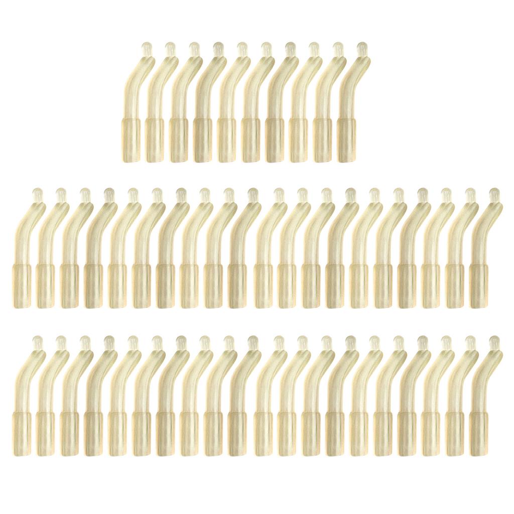 50 Stück/Packung Angelhaken Vorfachschläuche Weiche Karpfenangelhaken-Hülse Langlebiger Angelschlauch Karpfenangelzubehör-Set