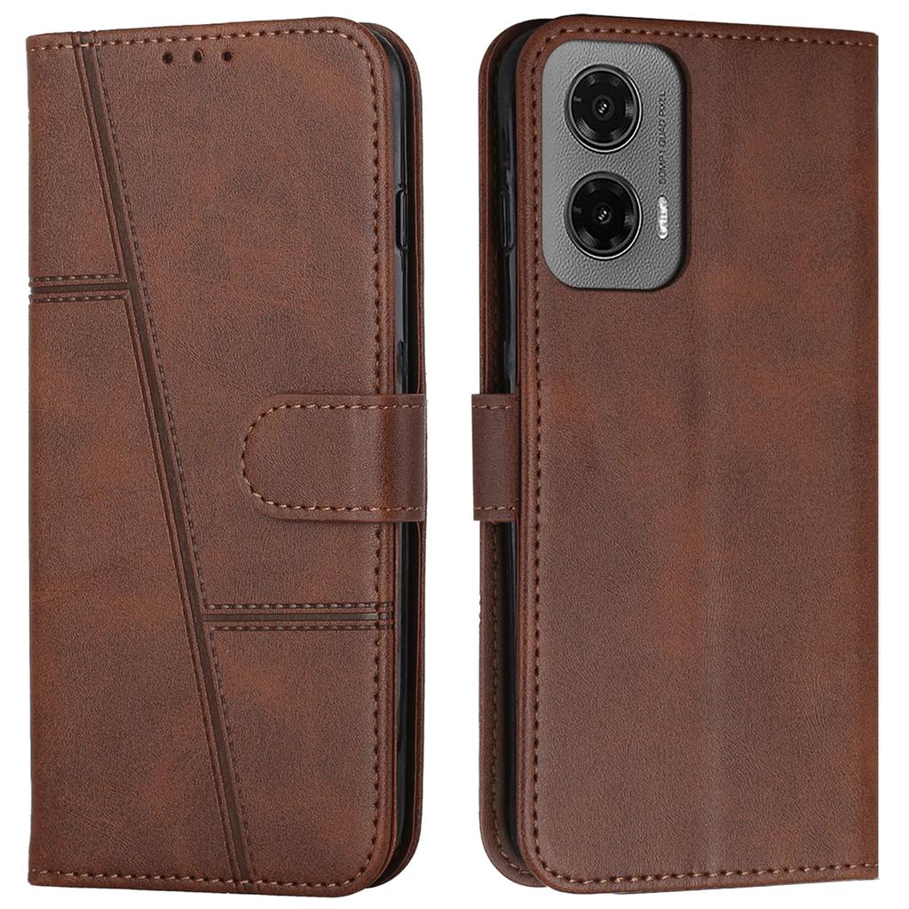 Für Motorola Moto G35 5G Hülle Ständer Flip Schutz Leder Handyhülle