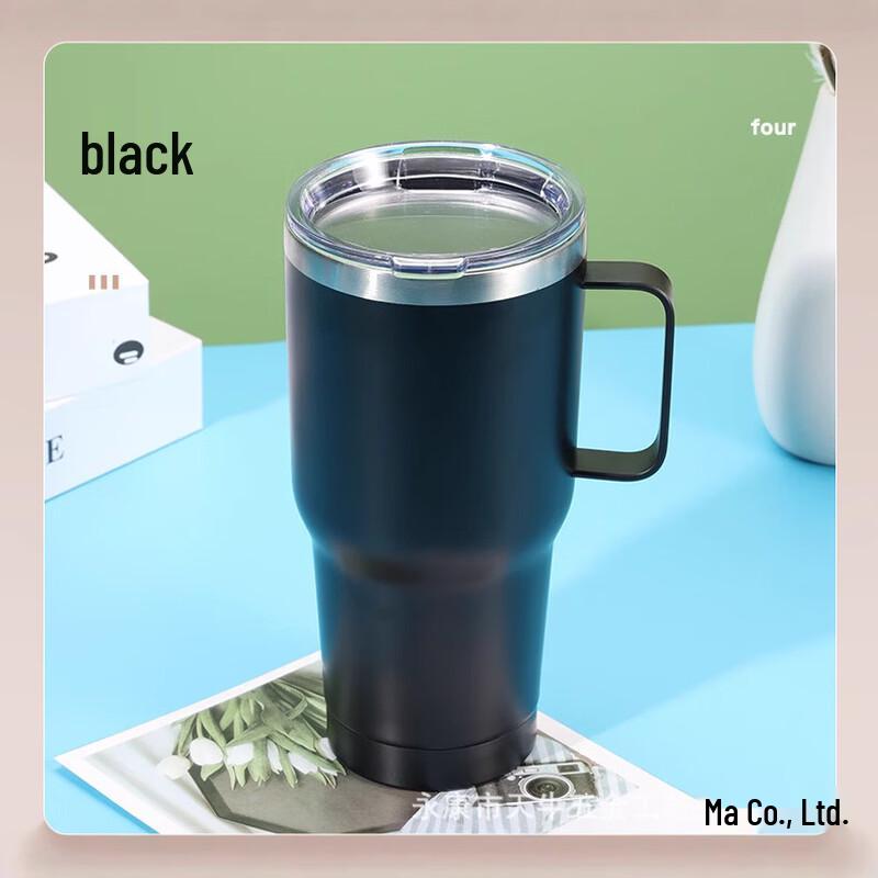 OLOEY 900ML Insulated Car Mug with Handle