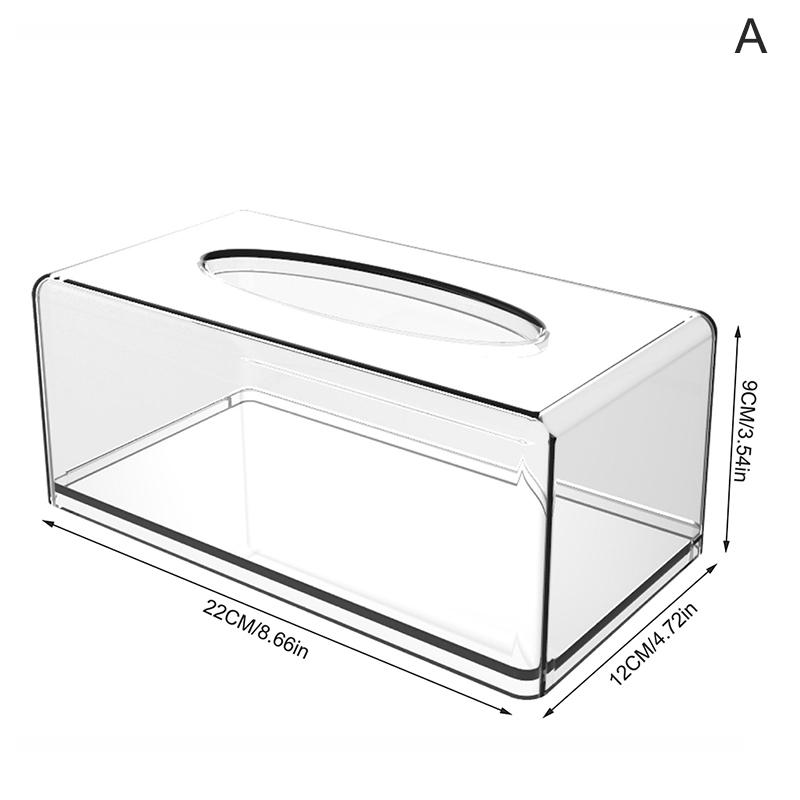 

Прозрачный акриловый держатель для коробки салфеток, диспенсер для салфеток, коробка для хранения салфеток 22*12*9cm