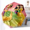 Princess Friendship, Disney Magic Themed Automatic Opening and Closing Umbrella, Brightly Colored 8-rib Portable Umbrella, Suitable for Men