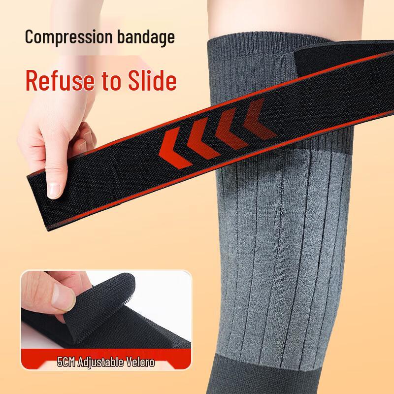 LANGSHA Cashmere Lined Thermal Knee Support (Pair)