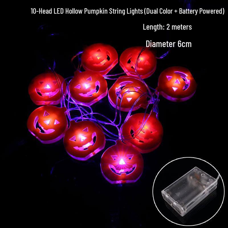 Halloween Pumpkin Lantern String Lights for Party & Bar Decorations