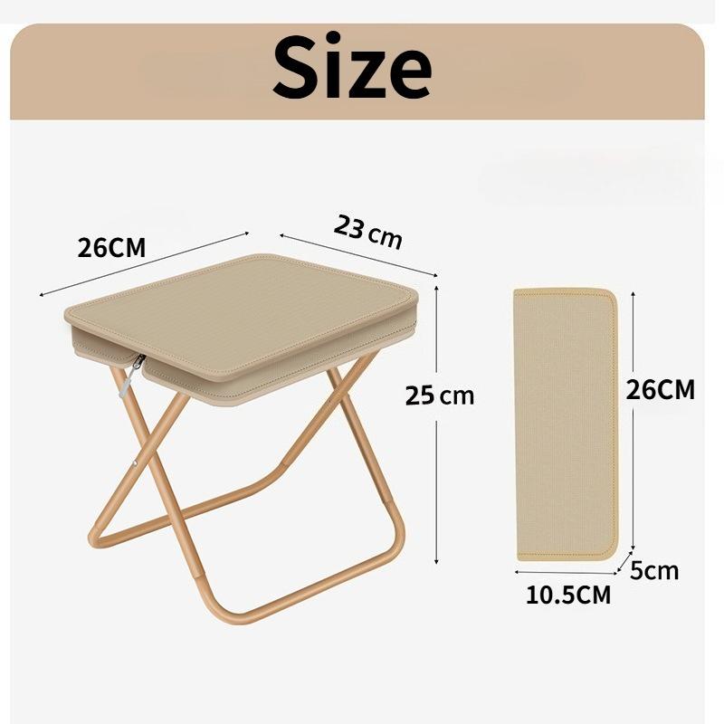 Outdoor Camping Foldable Stool Portable Folding Pen Bag Stool Lightweight Carry Handbag Chair Picnic Travel Fishing Accessories