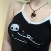 Black Cute Vest For Girls Y2K Inner Tops Sling Tank Tops Fashion Women's Tees Sleeveless