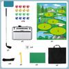 Battle Golf with Club & Hitting Mat for Family Fun Backyard