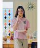 LECOQ A-Hot Women'S Le Fresh Dyed Graphic Short Sleeve Tee - Pink Qr322Lrs75