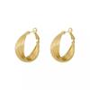 Chic Irregular Metal Circle Earrings for Women – Luxe, Unique Design, Trendsetter Style, Bold Hoop.