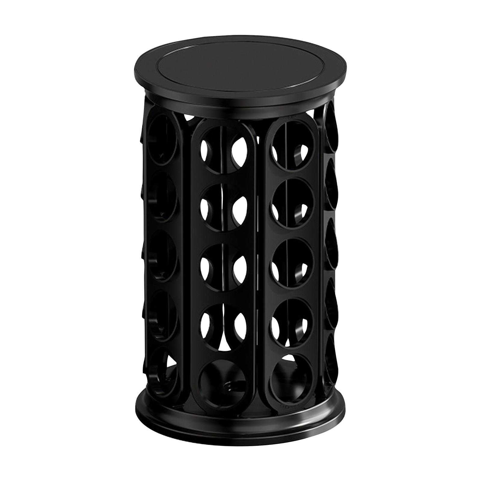 

Карусель-органайзер для хранения кофейных капсул, вмещает 40 капсул, органайзер для столешницы дома и кухни(черный) One Size