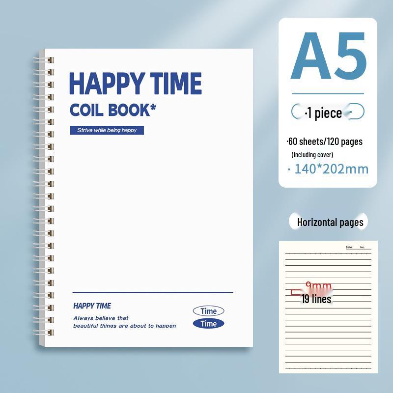 Coil-Bound B5 Notebook: Simple, High-Value for College & Junior High Students