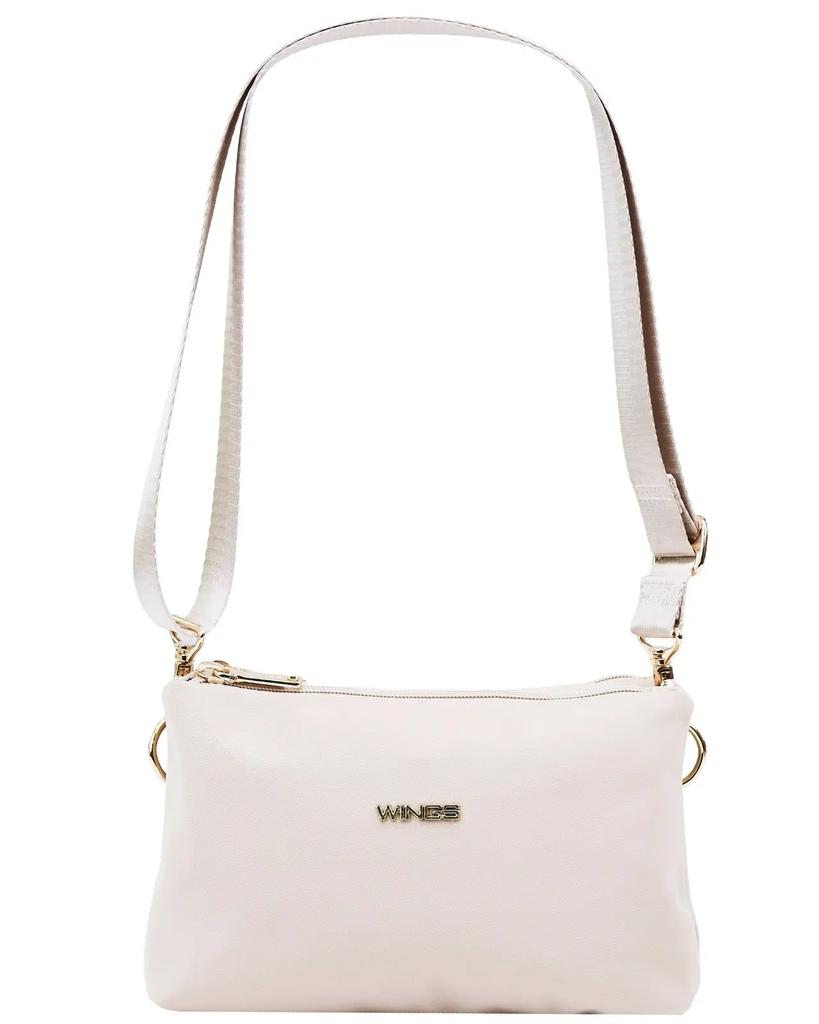 Rosella Sports Bag with Cosmetic Bag Function Beige