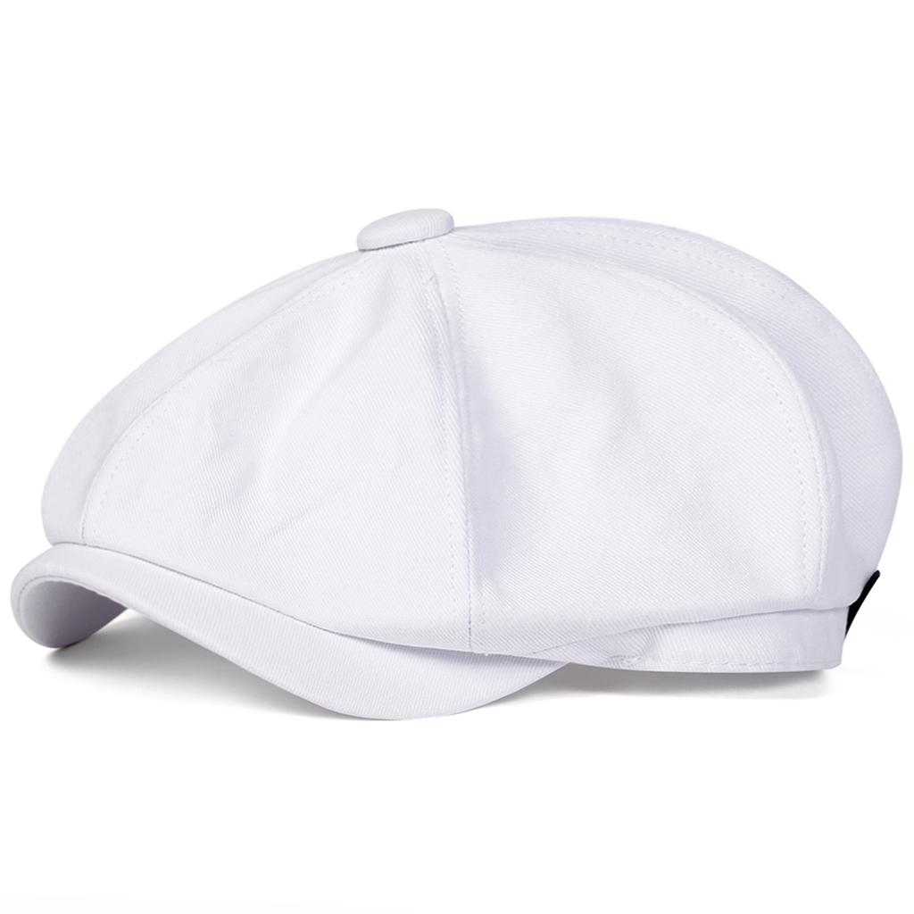 Berretto in cotone da uomo Cappello da strillone Berretto moda donna Berretto piatto in cotone