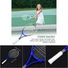 Durable String Single Tennis Racket Racquet for Kids Training Practice( Blue )