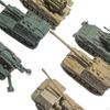 6 Pieces of Miniature Tanks DIY Assembly at a 1:144 Ratio for Boys and Girls