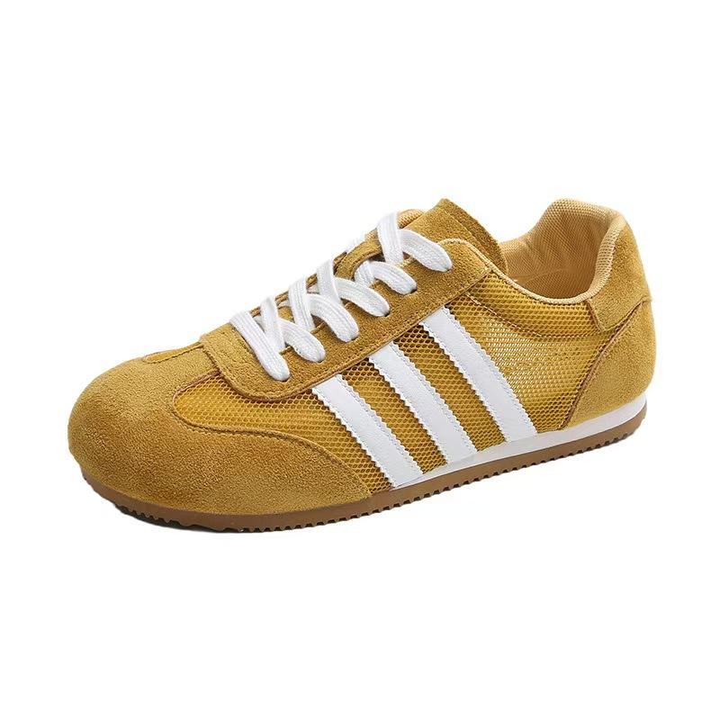 Mesh German Training Shoes for Women In the Summer of 2025 Are Popular, Breathable and Lightweight Soft-soled Forrest Gump Shoes, Retro Thin Sports