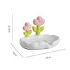 Cute Flower Decor Soap Dish Plastic Soap Holder Soap Rack Drain Soap Tray  Home