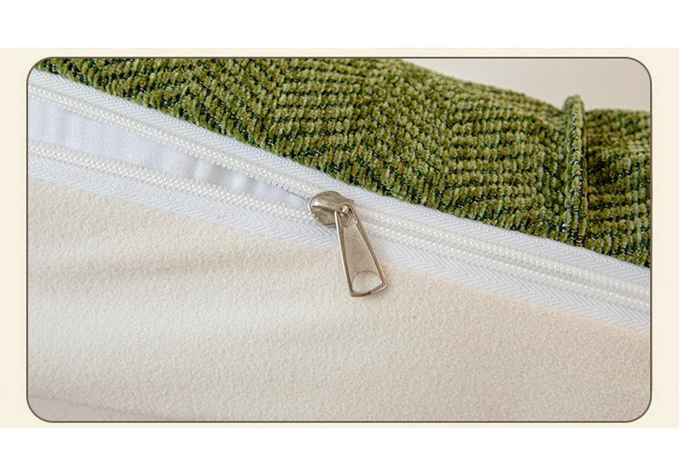 2025 Herringbone Headboard Cushion: Soft Upholstered, Anti-collision, Fixable Bedside Pillow