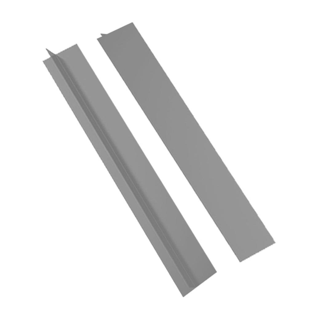 2 Pezzi Copri Fessure Piano Cottura Cucina Striscia in Silicone a T Protezione Fornello a Gas Tappetino Resistente al Calore Tampone per Pulizia Fessure