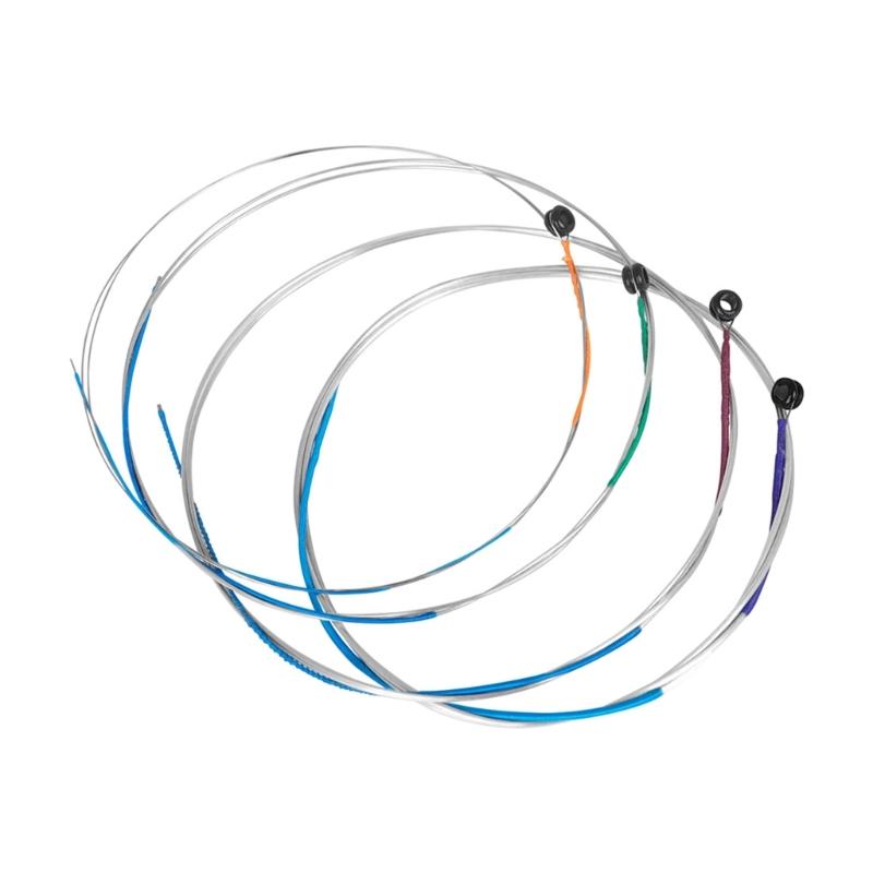 4 String Violin String Sets, Medium Scale Medium Tension Steel Core Warm Tone Economical and Durable for Student Strings