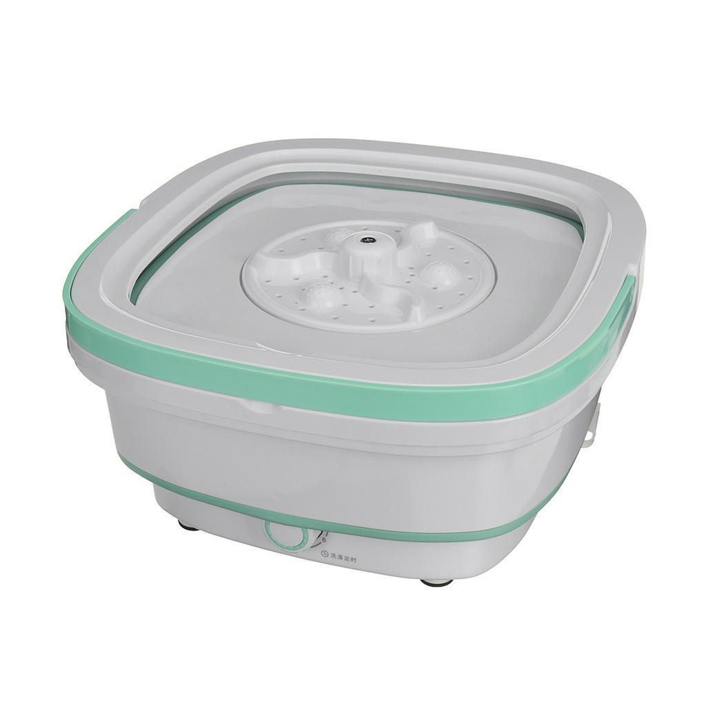 Portable Dehydration Ultrasoni Folding Clothes Washing Machine 220V Semi-automatic Laundry Underwear Cleaning Washing Machine