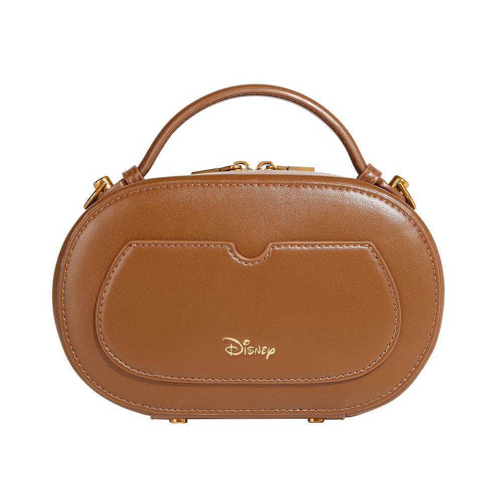 New Disney Mickey Series PU Crossbody Bag, Underarm Handbag Trumpets Women's Brown BMK-71279K