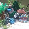 Ocean Color Fish Tank Ornament Irregular Shape Resin Rock Cave  Fish Tank Landscaping