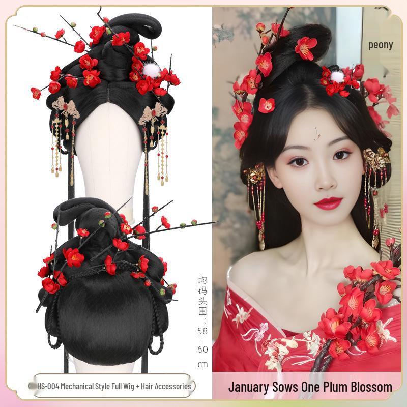 Conjunto de Peinado Doce Diosas Florales: Exquisitos Accesorios para el Cabello de Flor de Camelia de Seda