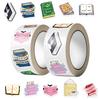 500Pcs/Roll Funny Bookish Art Kids Rewards Stickers - DIY Scrapbooks Album Decor Sealing Label Decals
