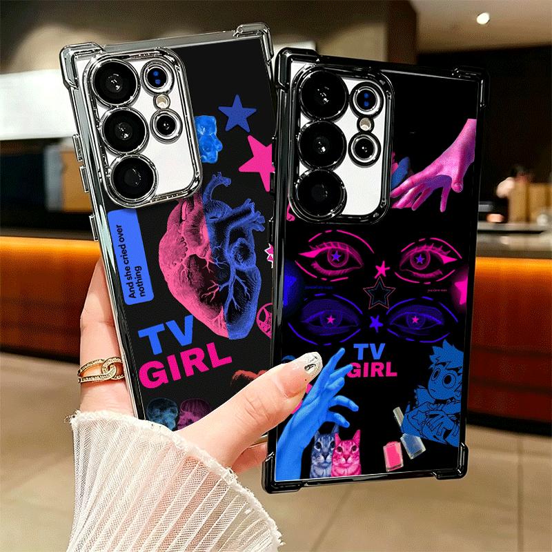 TV Girl Album Soft Phone Case For Samsung Galaxy S26 Ultra S25 Edge S24 FE S23 Plus S22 S21 + S20 Plating Anti-Fall Fundas