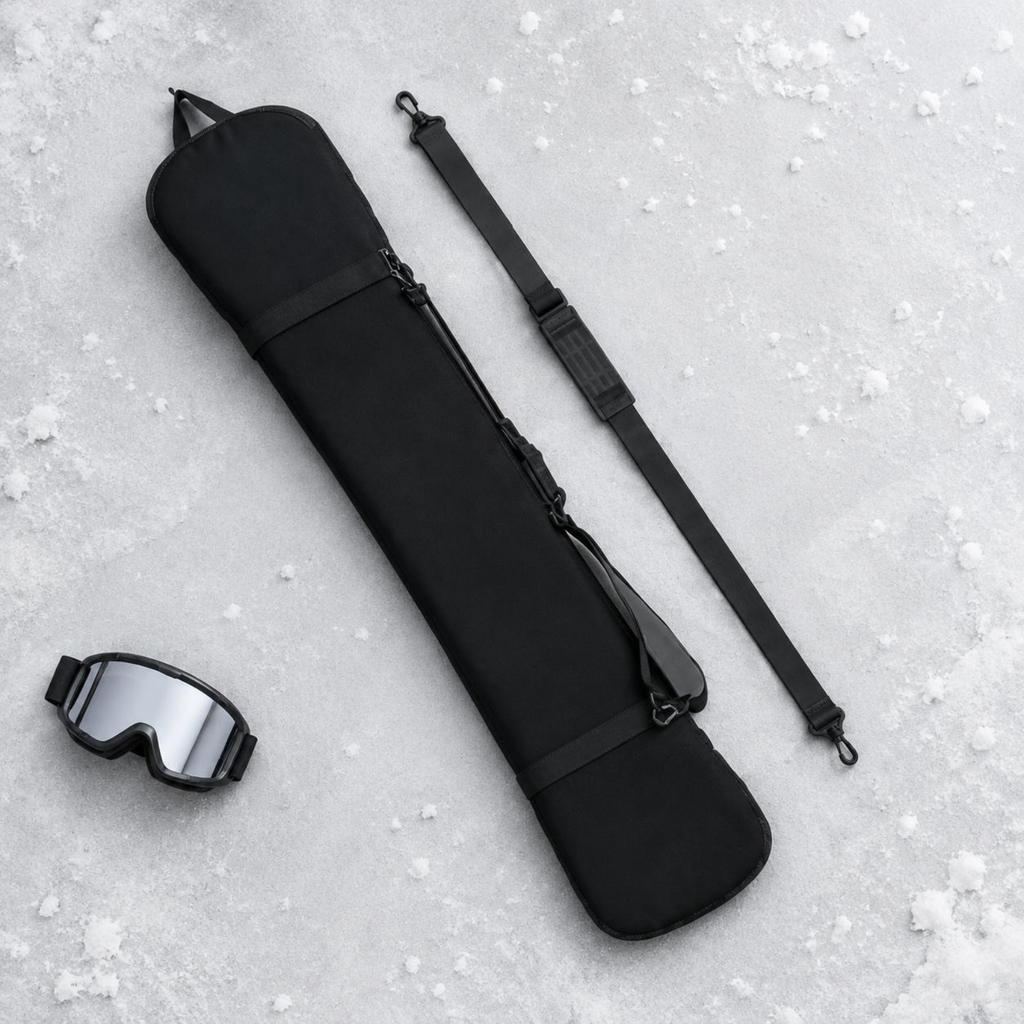 Padded Snowboard Bag Scratch Resistant Snowboard Carrying Case Sports Gear Lightweight Easy To Clean For Ski Trip