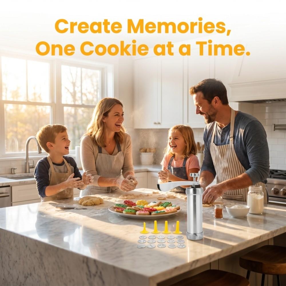Food-Grade Biscuit Mold Kit Disassembly Churro Maker Machine Cookies Press Maker  Bakery Catering
