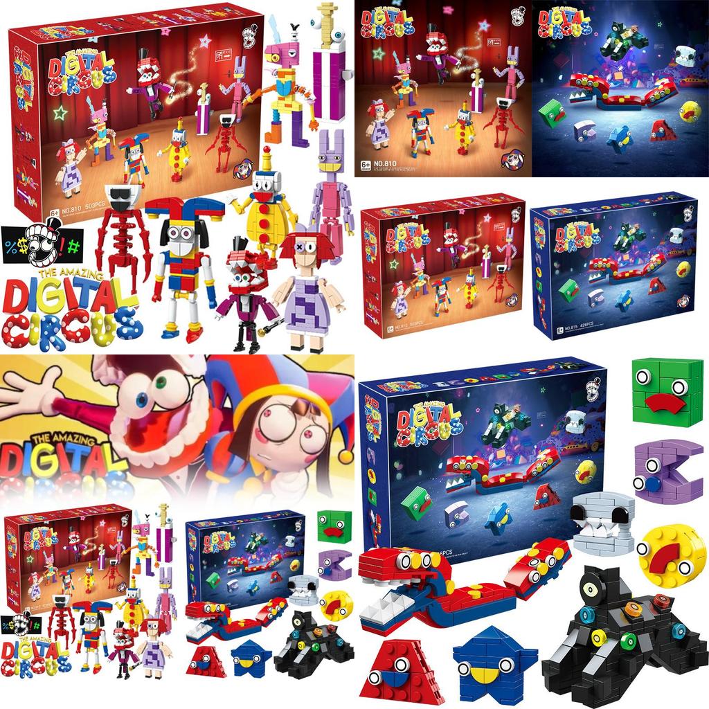 Exciting New Jax Animation Circus Building Blocks Toy Set For Kids With 400 To 800 Pieces