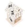 Wooden Bee House Tube Bee Hotel Attract More Gentle Pollinating Bees To Your Garden Safe Wood Bee Home for Solitary Bees