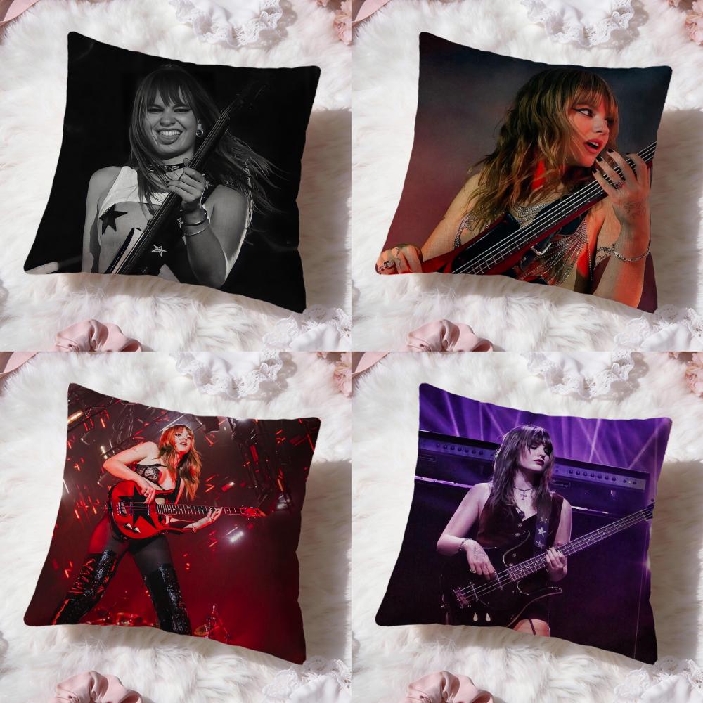 V-Victoria De AngelisS Cushion Cover Premium Comfort Reversible Pillow Cove -Two in One Design for Any Room & Car Interior
