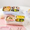 Abay 3-Compartment Stainless Steel Fridge Storage Box
