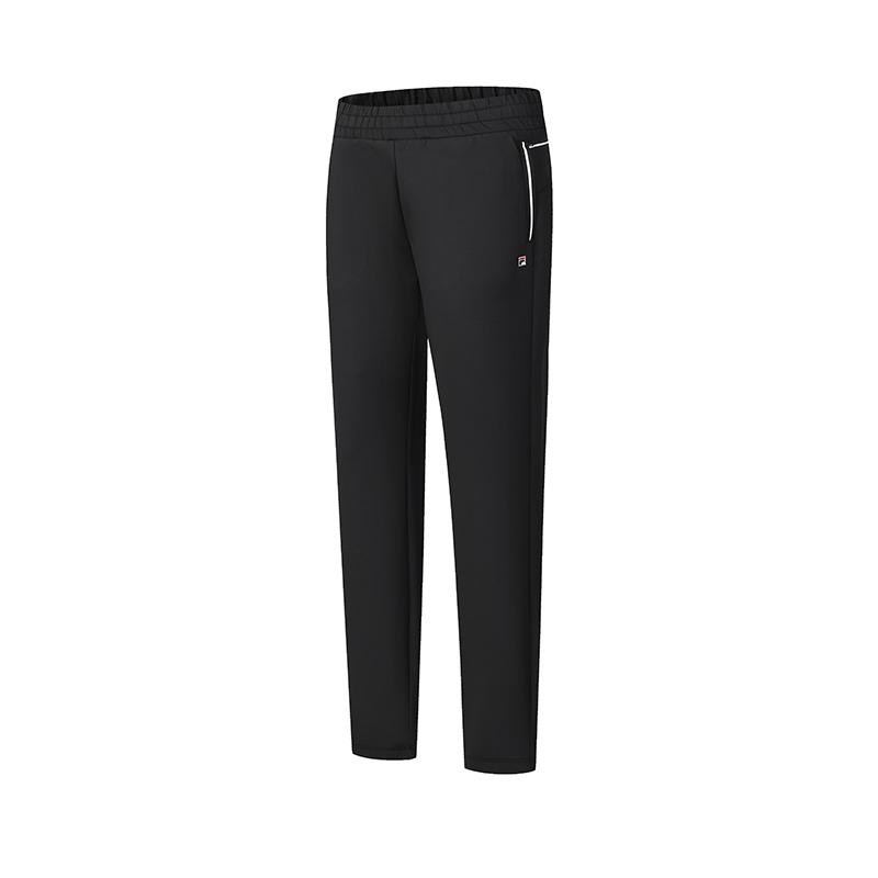 FILA Versatile Comfortable Casual Pants Women bottoms Dark-Flow-Black A51W513601FBK