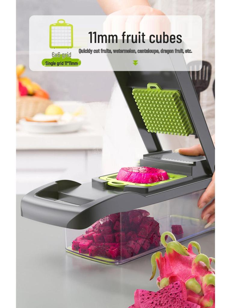 Multifunctional Veggie Cutter & Peeler: Potato, Carrot, and Vegetable Slicer, Dicer, Grater.