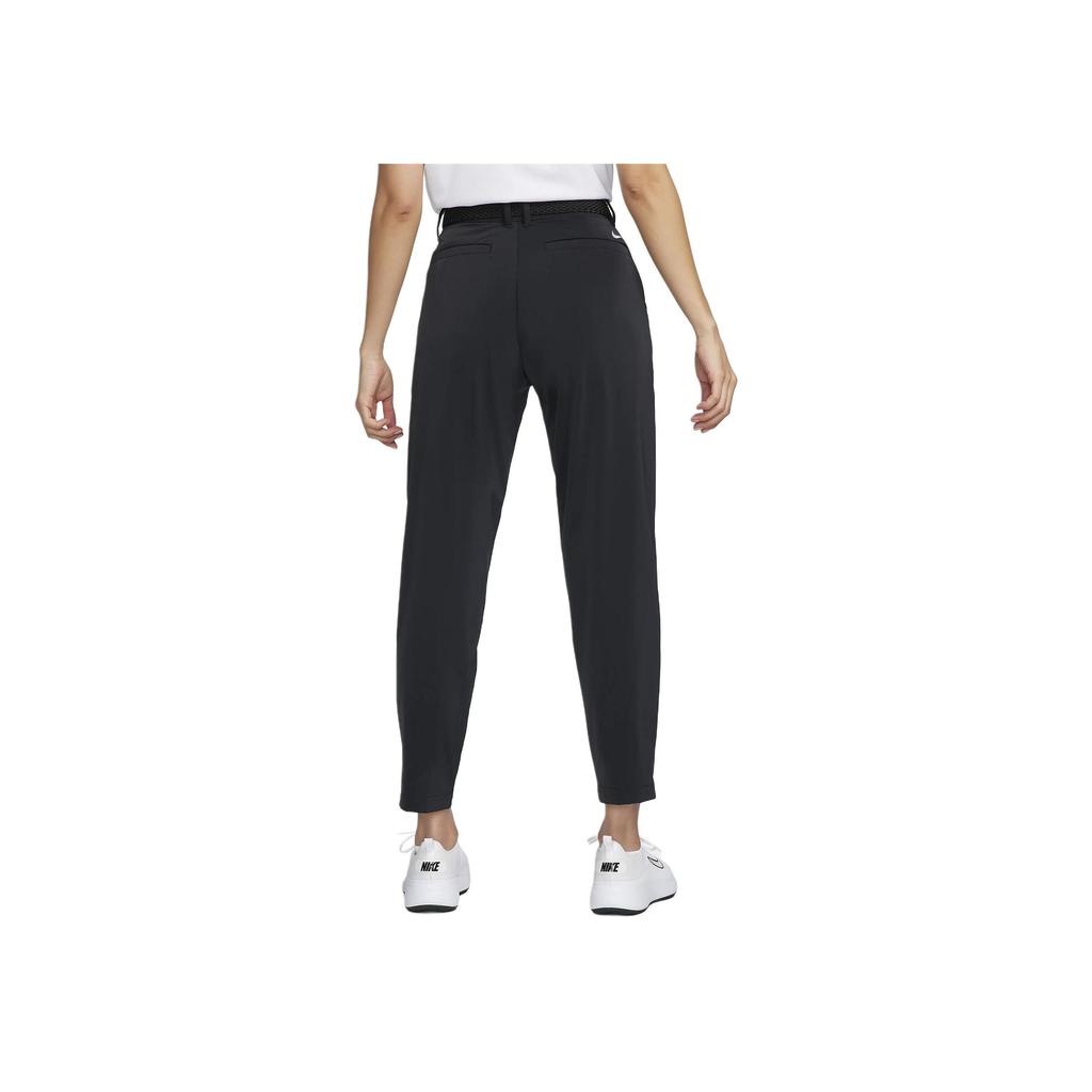 Nike Pantaloni da Golf Tour Dri-Fit Monocolore Vita Media Slim Straight Casual Pantaloni Donna Neri FD5609-010