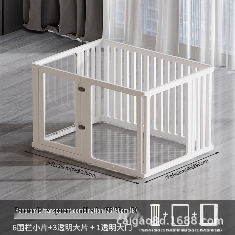 Transparent Acrylic Tall Pet Barrier for Indoor Use - Suitable for Dogs Like Teddy, Bichon, Corgi