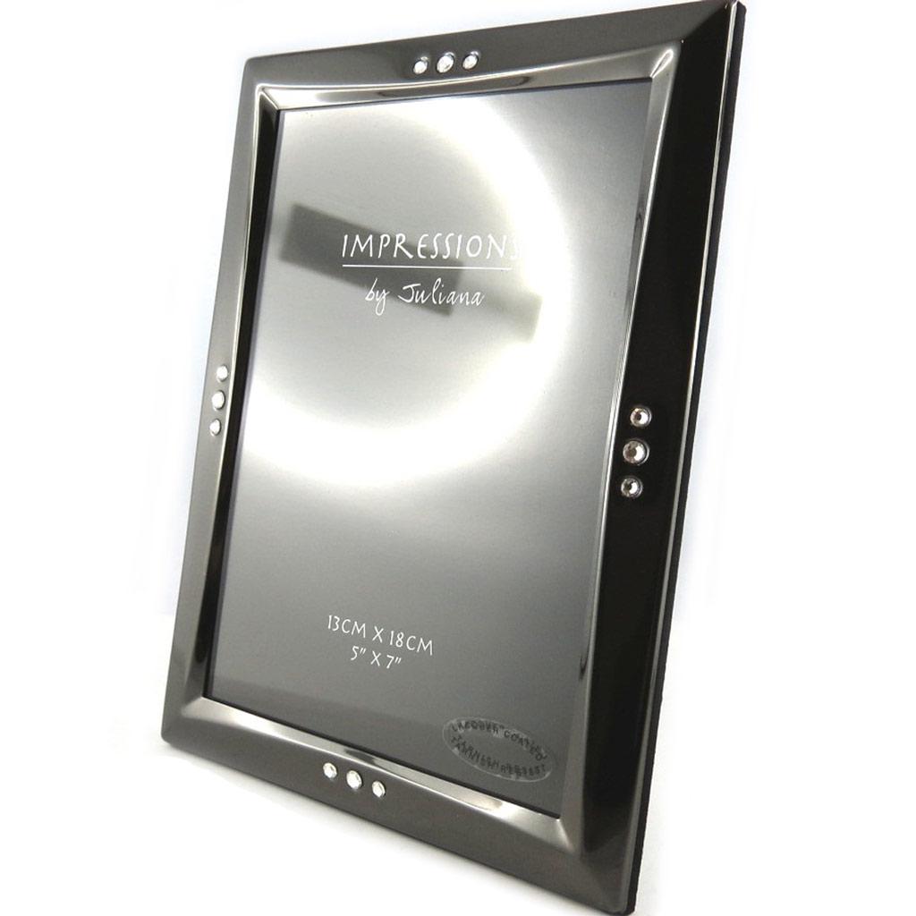 Les Trésors De Lily [L1504] - Cadre Photo 'Design' gris anthracite (13x18 cm)