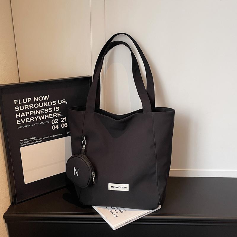 Einfarbige Handtasche Damen Umhängetasche Pendler Unterarmtasche