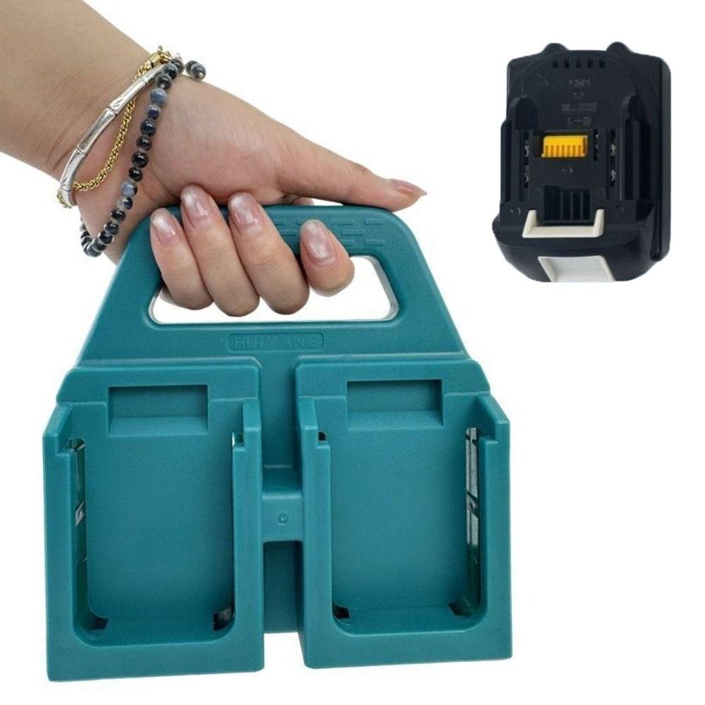 Portable Lithium Battery Storage Rack Handheld Storage Basket Battery Mount Holder Battery Base Bracket for Makita 18V Battery