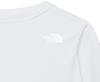 The North Face Long Sleeve Sunrise Size 100 Tee, White,