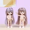 16cm Articulated Fashion Doll 13 Movable Joints Nude Unfinished Body DIY Dress Up Toy Ideal Gift for Girls
