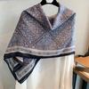 Spring and summer new shawl scarf temperament large square scarf fashion trend temperament women's silk scarf light luxury high-end scarf
